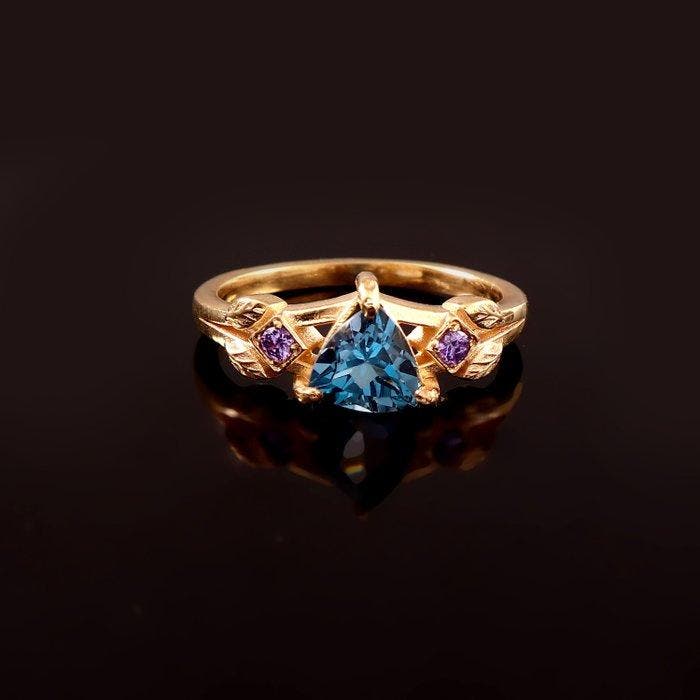 Sans prix de réserve - Bague de fiançailles Argent - 1.00ct., Bijoux, Sacs & Beauté, Bijoux anciens