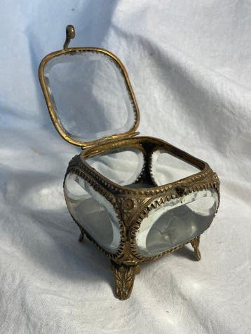 Boîte à bijoux - Splendide Reliquaire Napoléon III 7x8x7.5