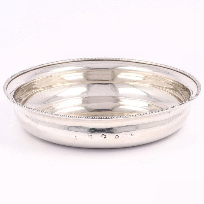 s-Gravenhage 1841 - Flessenbak - Flessenonderzetter - .934, Antiquités & Art, Antiquités | Argent & Or