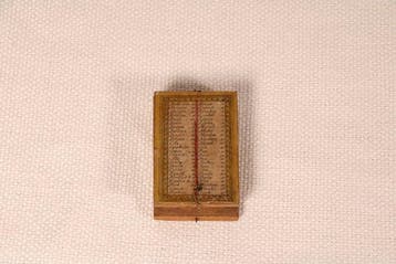 Cadran solaire et boussole portatifs Allemand - Bois, Laiton