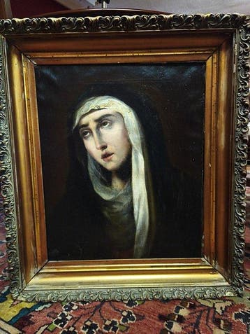 Bartolomé Esteban Murillo (1618-1682), Suiveur de - Dolorosa