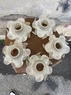 Stolp (5) - Glas - 1940-1950 - rozen in geblazen glas