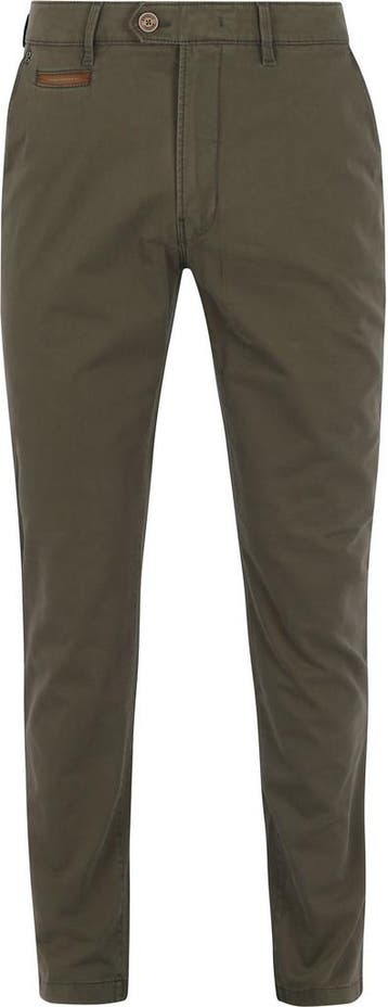 Gardeur Chino Benny 3 Olijfgroen maat 25 Heren, Verzenden