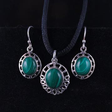 Malachite Bijoux- 7.02 g - (3), Verzamelen, Mineralen en Fossielen