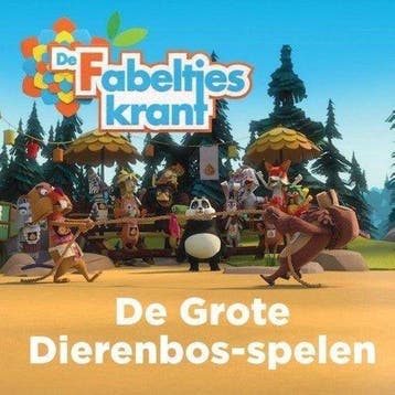 Fabeltjeskrant - De grote Dierenbos-spelen - 1 cd, Verzenden, Gelezen, Rubinstein