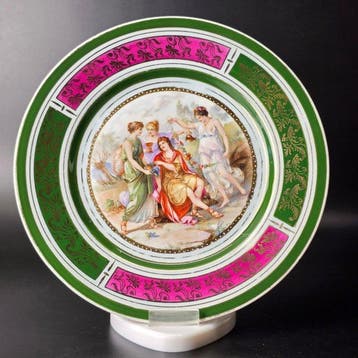 Schlaggenwald - Royal Vienna Style - Bord (3) - Porselein