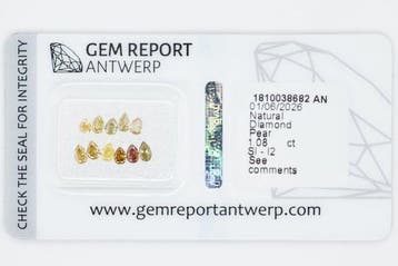Zonder minimumprijs - 11 pcs Diamant (Natuurlijk gekleurd) -, Handtassen en Accessoires, Edelstenen, Nieuw