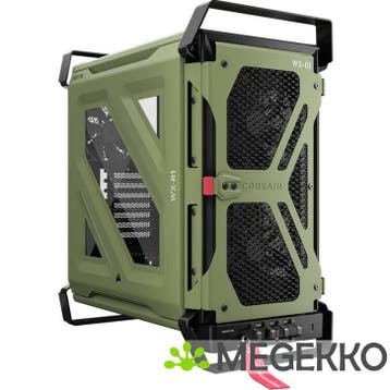 Corsair WARTHOG RS Performance Mid-Tower Case, Mil Green, Verzenden