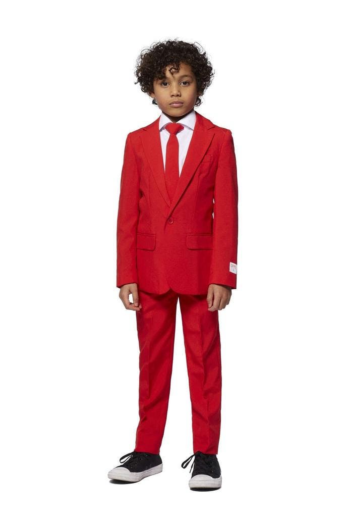 Rood Pak Jongen OppoSuits, Kinderen en Baby's, Carnavalskleding en Verkleedspullen, Nieuw, Verzenden