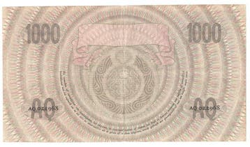 Nederland. - 1000 Gulden - 1931 - Pick 48 (Zonder