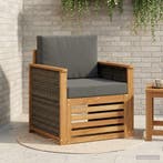 vidaXL Buiten Midden Sofa Naturel, Verzenden, Nieuw