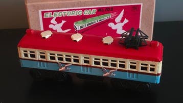 Modern Toys - Jouet en étain - Electric Car Tramway, Boxed -