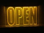 OPEN neon bord lamp LED verlichting reclame lichtbak #10 *GE, Verzenden, Nieuw