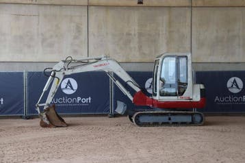 Veiling: Rupsgraafmachine Takeuchi TB150C Diesel 27.3kW 2012, Ophalen