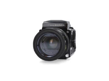 Zenza Bronica ETR-C + 75mm F/2.8 - 1 jaar garantie, Ophalen of Verzenden, Zo goed als nieuw