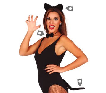 Katten Set Zwart 3 delig, Verzenden, Nieuw