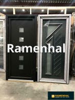 Ramen, schuiframen, deuren ZWART 9005 ENKEL BIJ RAMENHAL, Bricolage & Construction, Châssis & Portes coulissantes, Ophalen, Raamkozijn