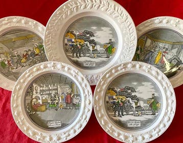 Adams, Wedgwood - Thomas Row Landson - Wandbord (5) -
