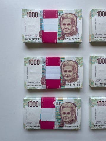 Italië. - 600 x 1000 Lire 1990/91 - Gigante BI 58 / Pick