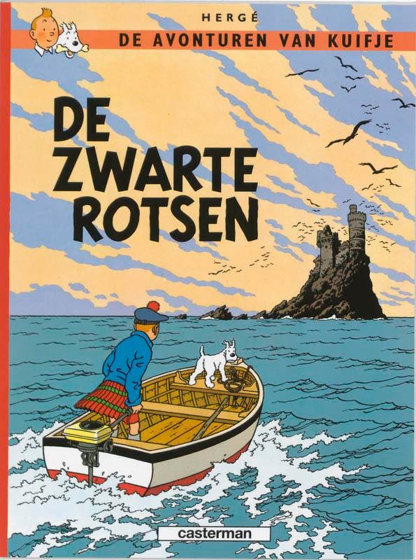 De zwarte rotsen / Kuifje / 06 9789030325185 Hergé, Boeken, Stripverhalen, Zo goed als nieuw, Verzenden