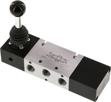 valve à levier central déchappement 5/3 G1/4, Verzenden
