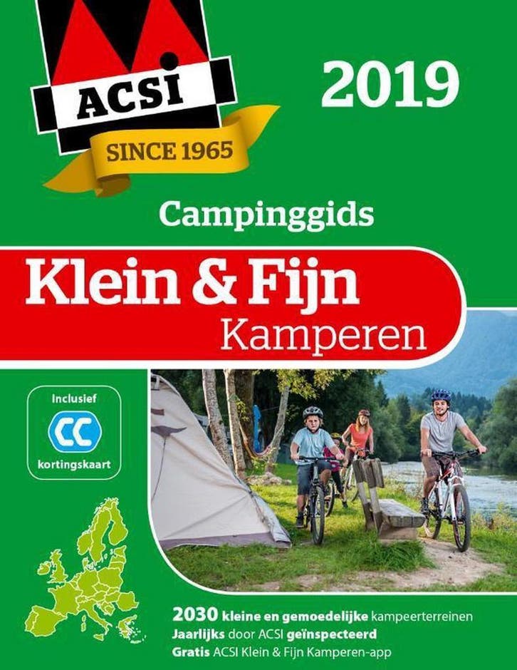Klein & Fijn kamperen / 2019 / ACSI Campinggids ACSI, Boeken, Reisgidsen, Gelezen, Verzenden