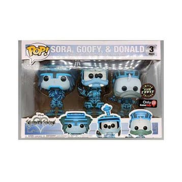 Funko Pop  Kingdom Hearts  Sora Goofy Donald  Chase top, Verzenden, Nieuw