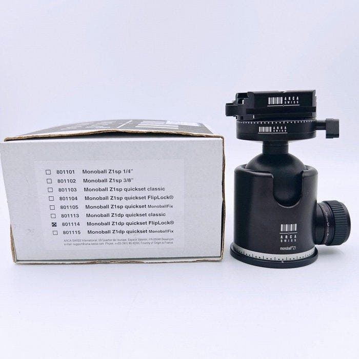 Arca Swiss monoball Z1 Flip Lock DP Camera-accessoires, TV, Hi-fi & Vidéo, Appareils photo analogiques