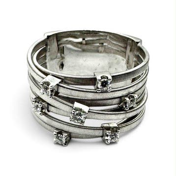 Marco Bicego - Ring - 18 karaat Witgoud - diamanten, Nieuw