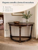 Wandtafel - Hout - Consolle Fratino