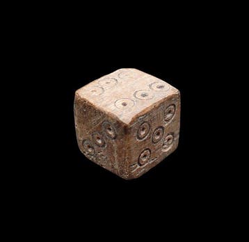 Oud-Romeins Been Romeinse benen dobbelsteen - Roman dice -