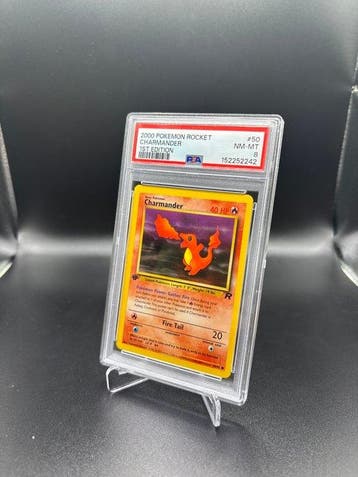 Pokémon - 1 Graded card - Charmander 50 Pokemon Rocket First, Nieuw