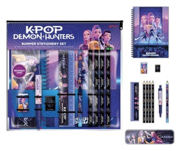 KPop Demon Hunters A4 Bumper 12 Delige Schrijfset, Ophalen of Verzenden
