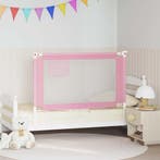 vidaXL Bedhekje peuter 120x25 cm stof roze, Verzenden