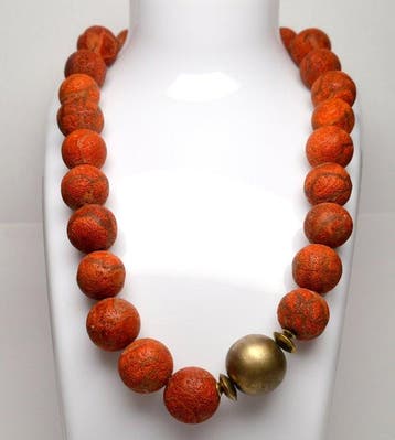 Koraal - Natuurlijk Indonesisch rood koraal - 93,9g -