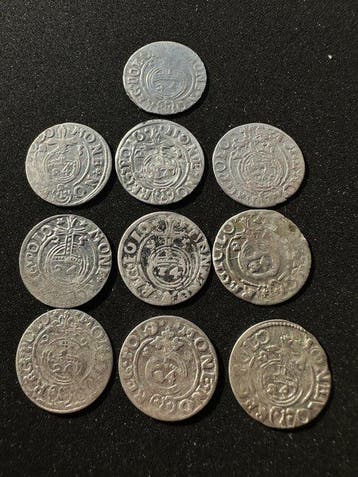 Polen. Sigismund III. Pótorak (1/24 Thaler) 10x 1622-1627