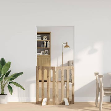 vidaXL Vouwbaar huisdierhek 2 st 100,5 x 38 x 90 cm, Verzenden, Nieuw