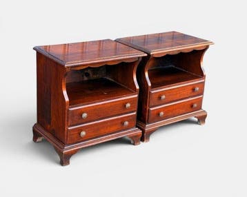 Table de chevet (2) - Bois - Paire de tables de chevet