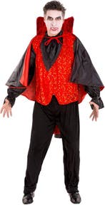 2dekans | dressforfun - Herenkostuum graaf Dracula L -, Ophalen of Verzenden, Nieuw
