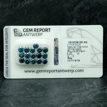 Sans prix de réserve - 16 pcs Diamant (Traitement de, Handtassen en Accessoires, Nieuw