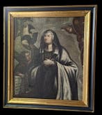 Italiaanse school (XVII) - Santa Francesca Romana con Angelo