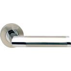 Intersteel deurklink Nicol op rozet chroom/mat nikkel