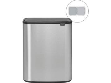 Brabantia Bo Touch Bin - Prullenbak - 2 x 30 liter - Soft, Verzenden, Zo goed als nieuw