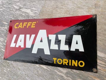 Lavazza - Enseigne en émail - Lavazza Caffee enseigne
