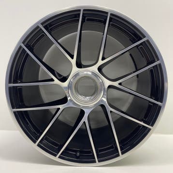 Porsche 991.2 ORIGINELE 20inch Turbo zwart/alu met banden, Ophalen, Gebruikt, Banden en Velgen, 305 mm