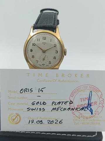 Oris - Oris 15 - Zonder minimumprijs - Heren - 1950-1959, Nieuw