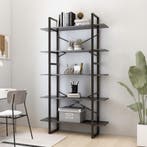vidaXL Boekenkast met 5 schappen 100x30x175 cm bewerkt hout, Verzenden, Nieuw
