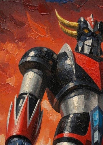 Boriani - Goldorake, Oil limited edition 1/25, Games en Spelcomputers, Nieuw