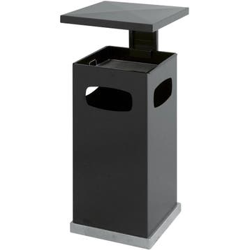 Afvalbak + Asbak | Staal | Antraciet | 70L | Open |, Verzenden, Nieuw in verpakking