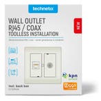 Technetix CL50-combi TV + RJ45 WCD einddoos, Ophalen of Verzenden, Nieuw
